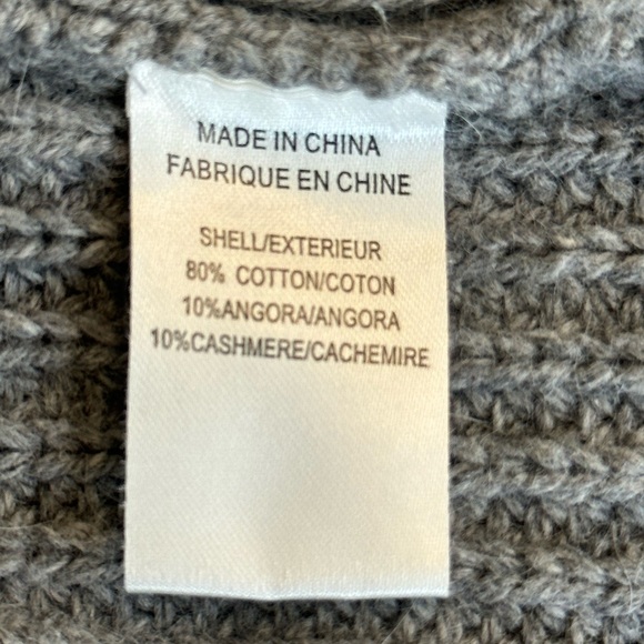 Theory | Gray Cashmere Blend Swing Cardigan Jacket - Picture 6 of 10